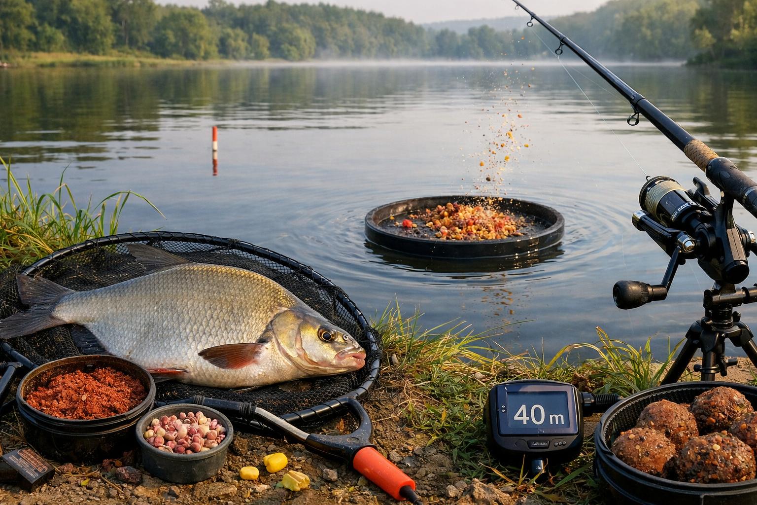 Лещ: секреты успешной рыбалки. Дистанция и точность: как попадать «в блюдце»