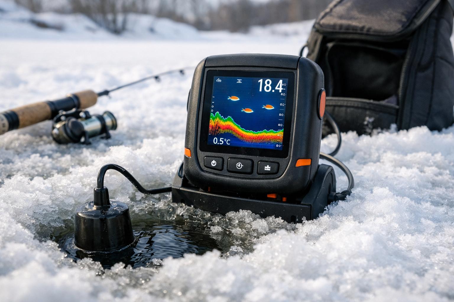 какой эхолот взять для зимней рыбалки. Глубина и мощность
