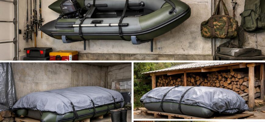 Тихая гавань: создаём идеальное место для зимовки ПВХ-лодки