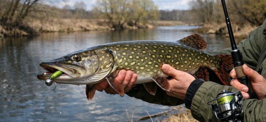 Весенний зубастый час: как я нахожу щуку после льда и что делаю, чтобы она клевала